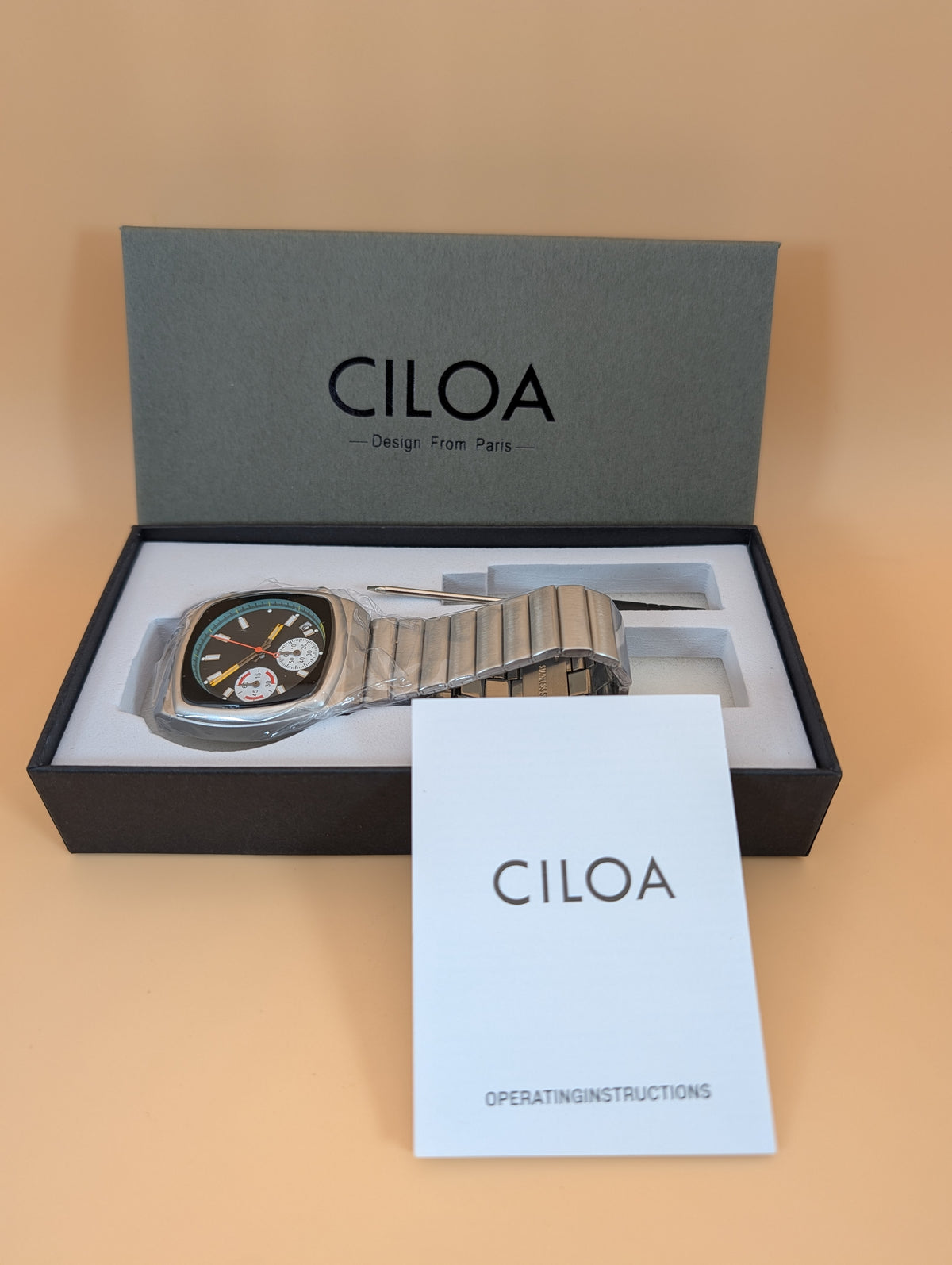 Ciloa 503b men's Chronograph watch - 36.8mm
