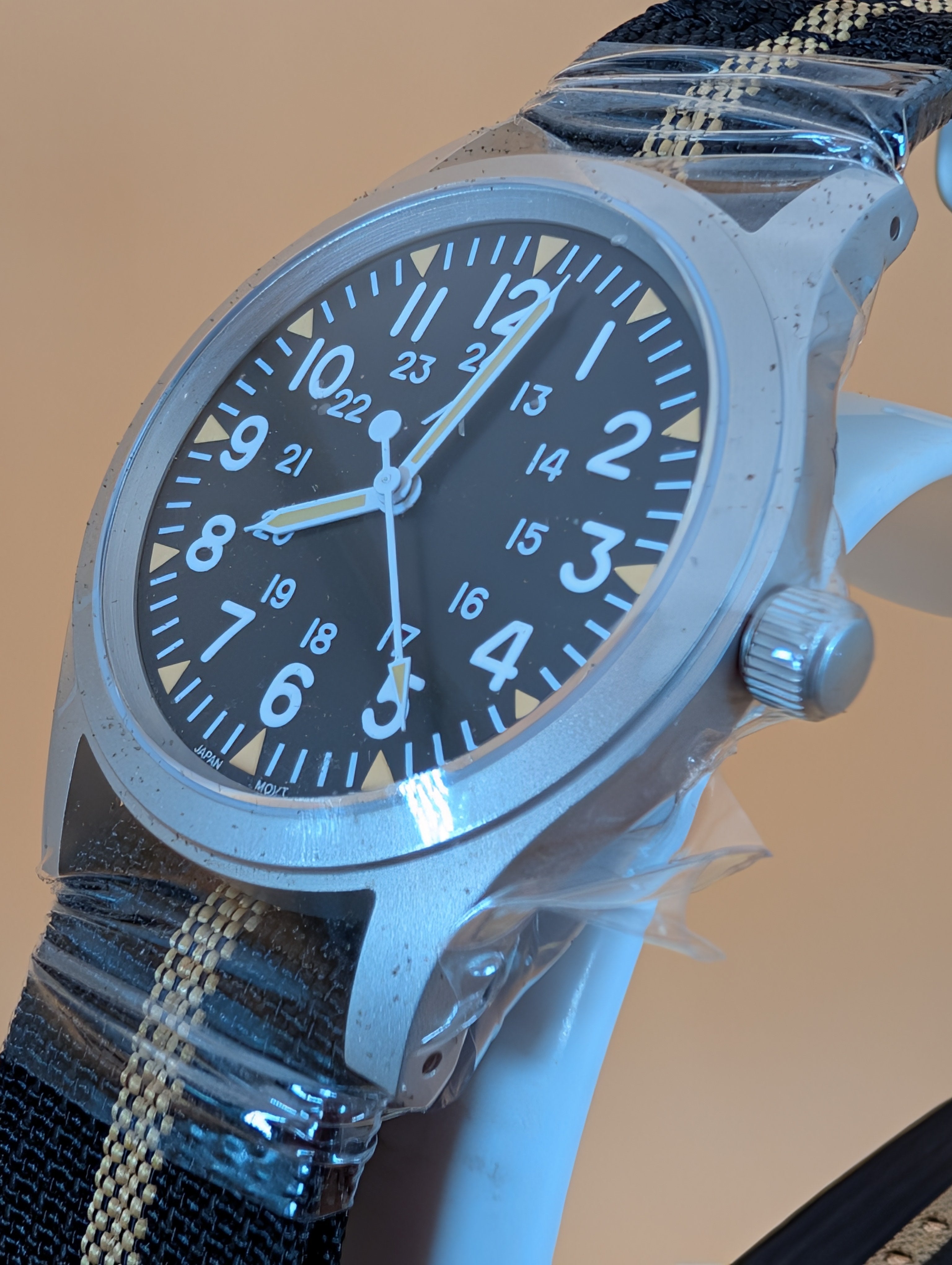 Militado ML05B men's Field watch - 38mm with 2 bonus straps
