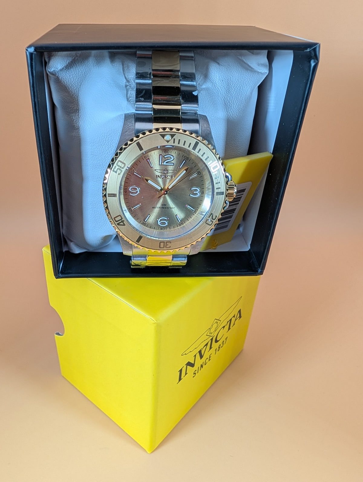 Invicta Specialty Velario 69725 Men's Watch - Two-Tone / Gold Dial 41mm
