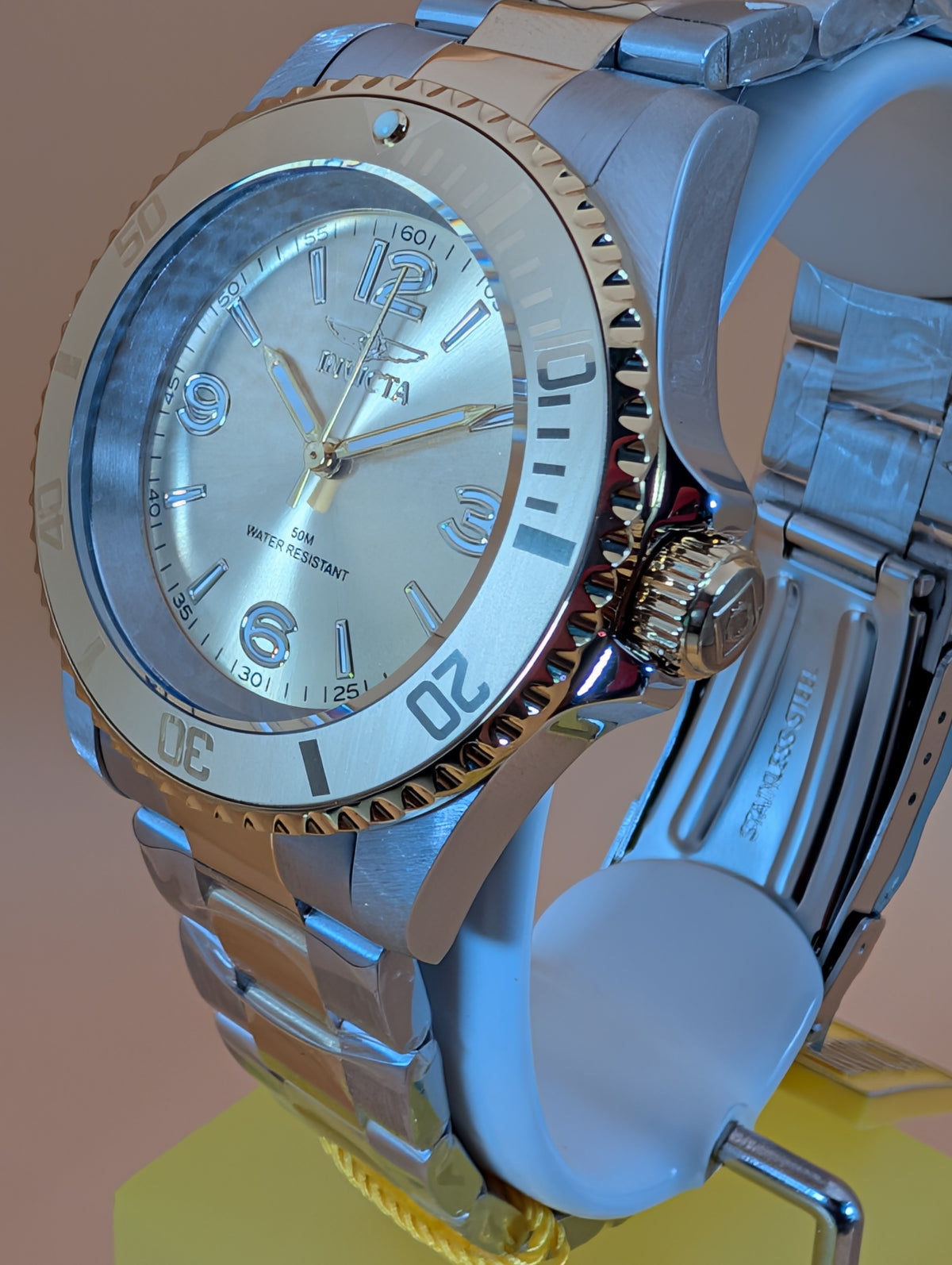 Invicta Specialty Velario 69725 Men's Watch - Two-Tone / Gold Dial 41mm