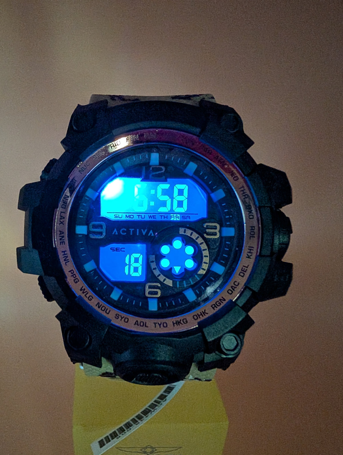Activa X by Invicta Digital men's watch - 54.5mm