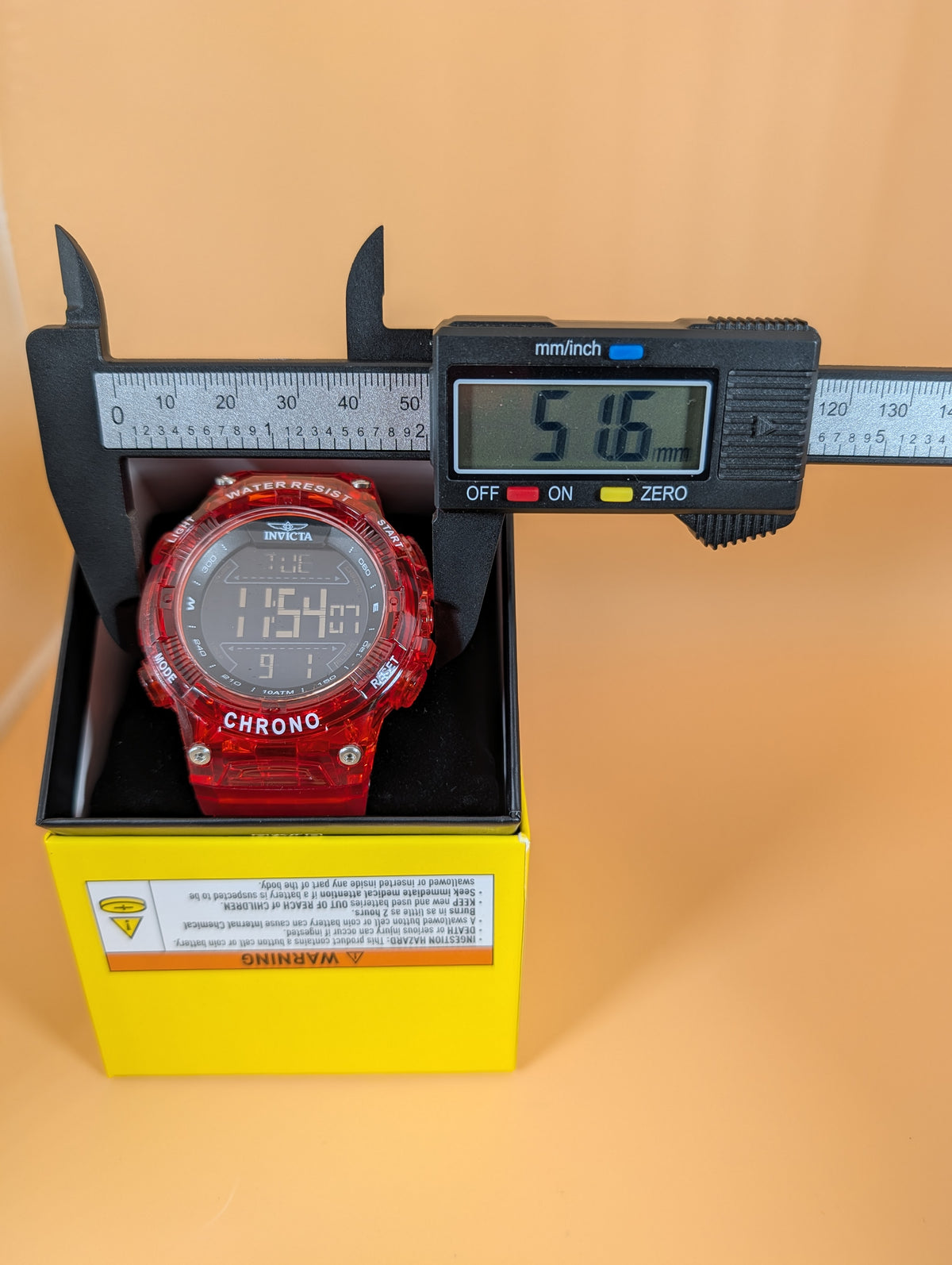 Invicta Racing Burnout Digital men's watch - 52mm