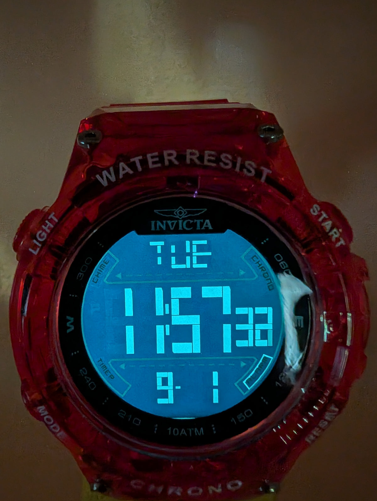 Invicta Racing Burnout Digital men's watch - 52mm