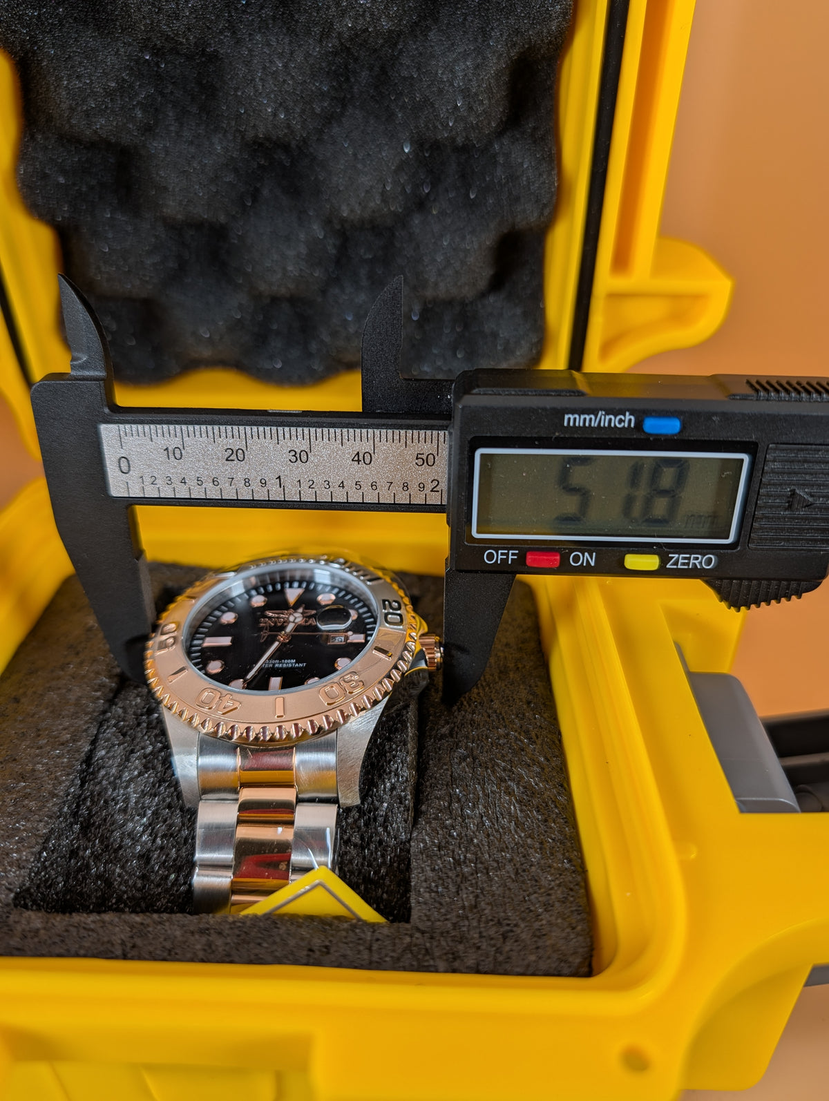 Invicta Pro Diver men's watch - 47mm includes Impact travel case