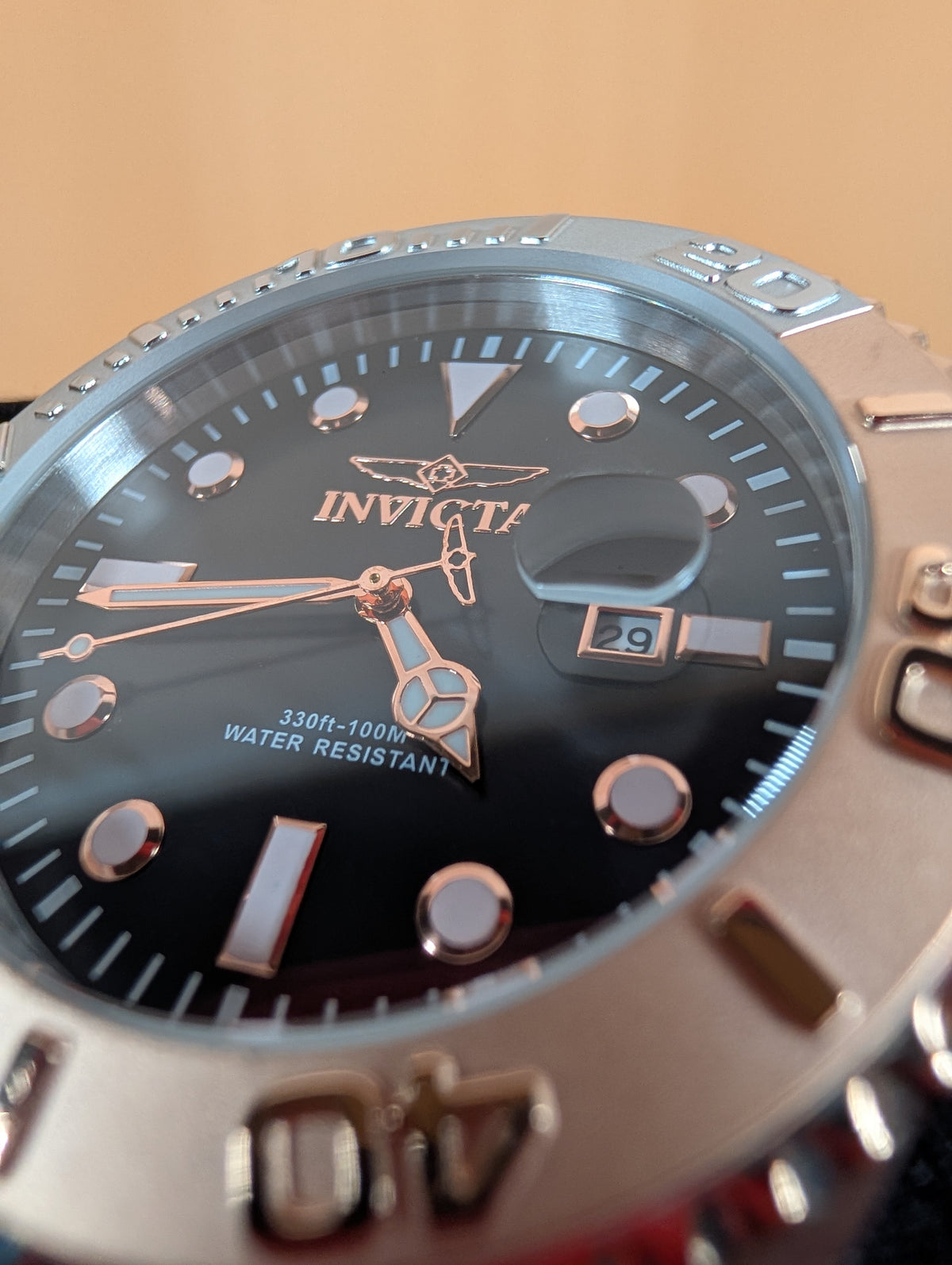 Invicta Pro Diver men's watch - 47mm includes Impact travel case