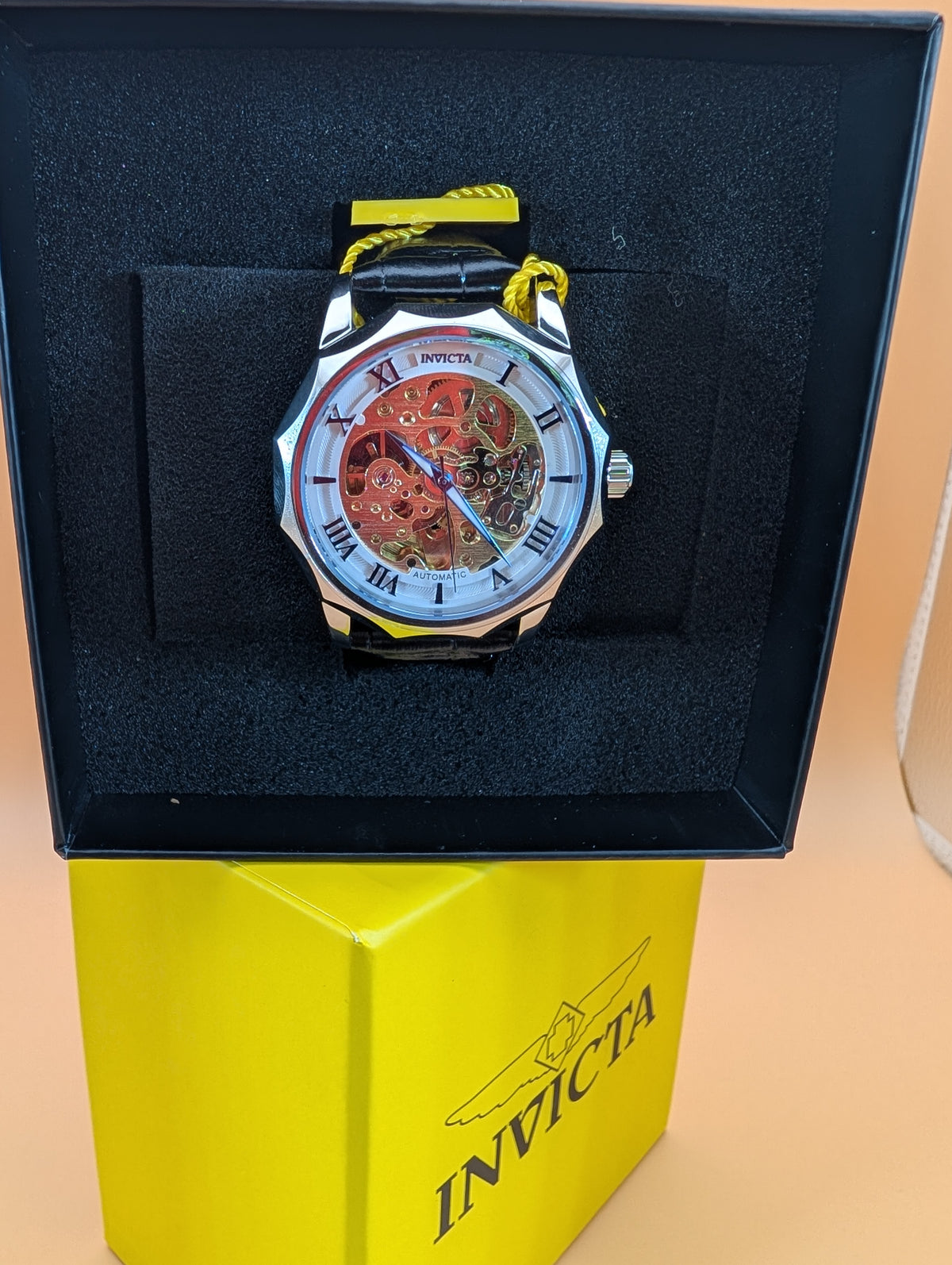 Invicta Objet D Art Epigraph Automatic men's watch w/Skeleton dial - 42mm