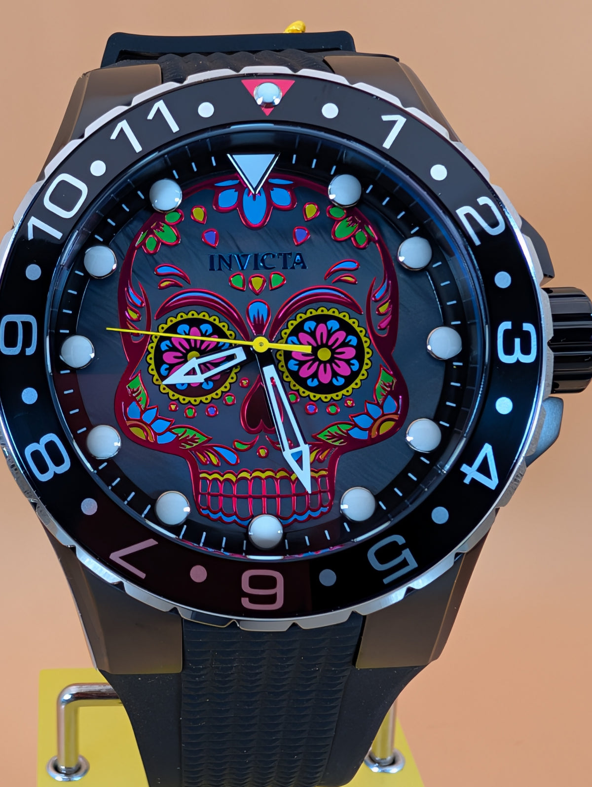 Invicta Aviator Dia De Los Muertos men's watch - 50mm