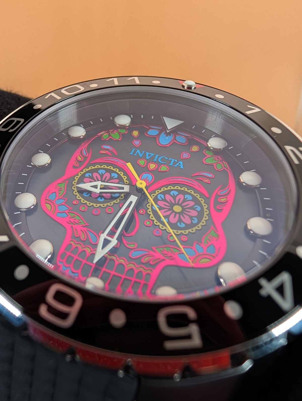 Invicta Aviator Dia De Los Muertos men's watch - 50mm