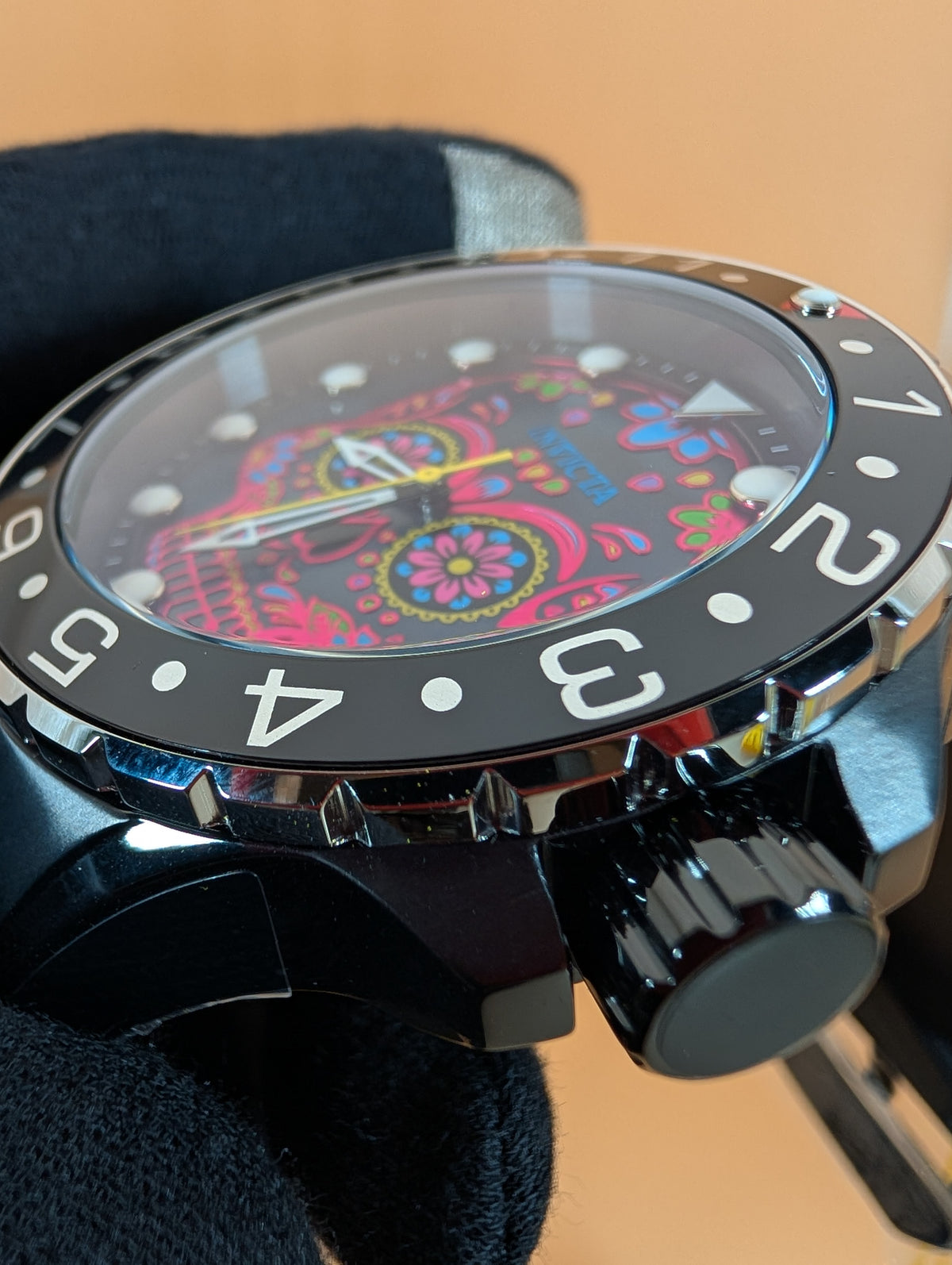 Invicta Aviator Dia De Los Muertos men's watch - 50mm