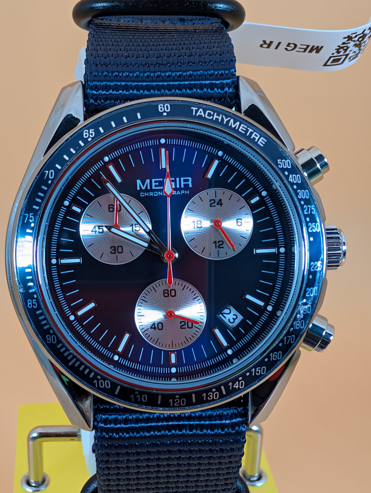 Megir MG-2247 Men's Chronograph watch - 42mm (comes with 2 bonus straps)