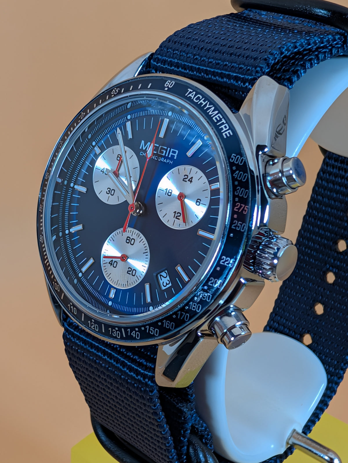 Megir MG-2247 Men's Chronograph watch - 42mm (comes with 2 bonus straps)