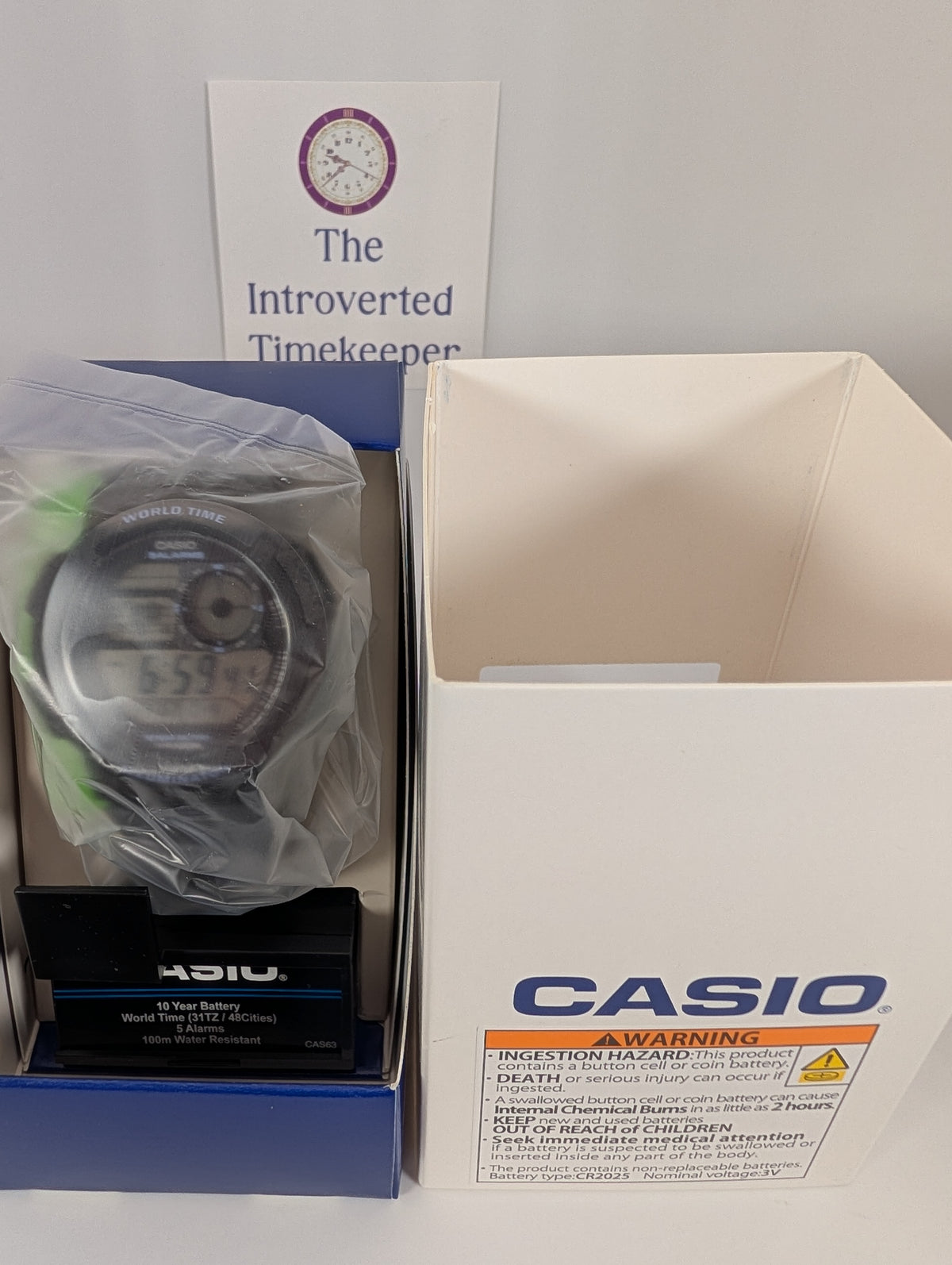 Casio World Time Digital Men's Watch - 45mm