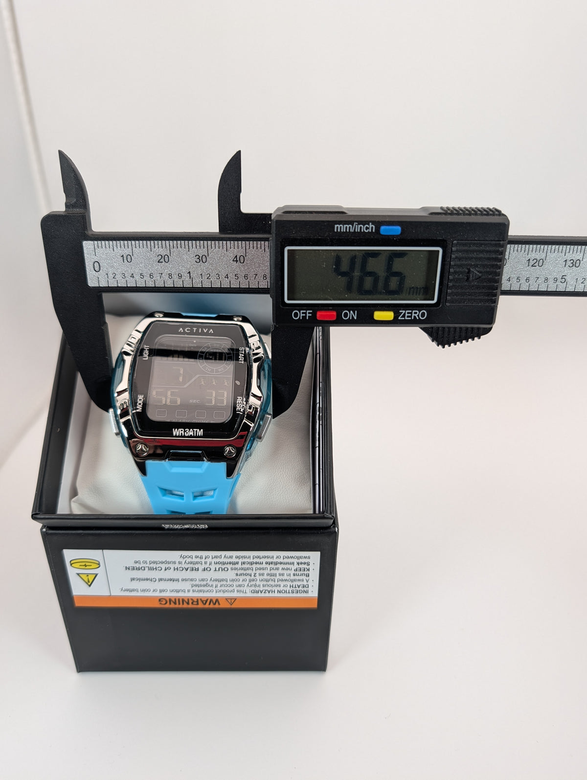 Activa Zalix X collection Digital Men's Watch - 46mm