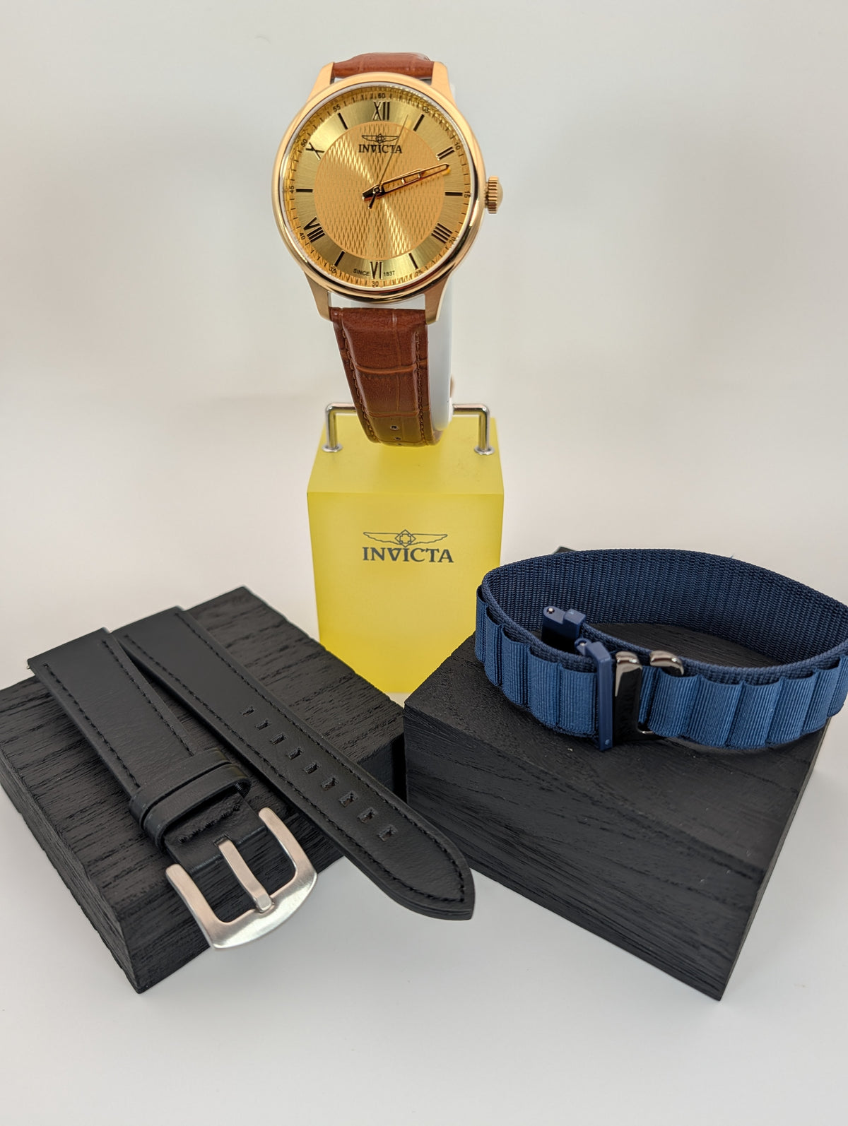 Invicta Celestial Markelune (Model 50468) Men's Quartz Watch - 43mm/includes 2 extra straps + Impact case