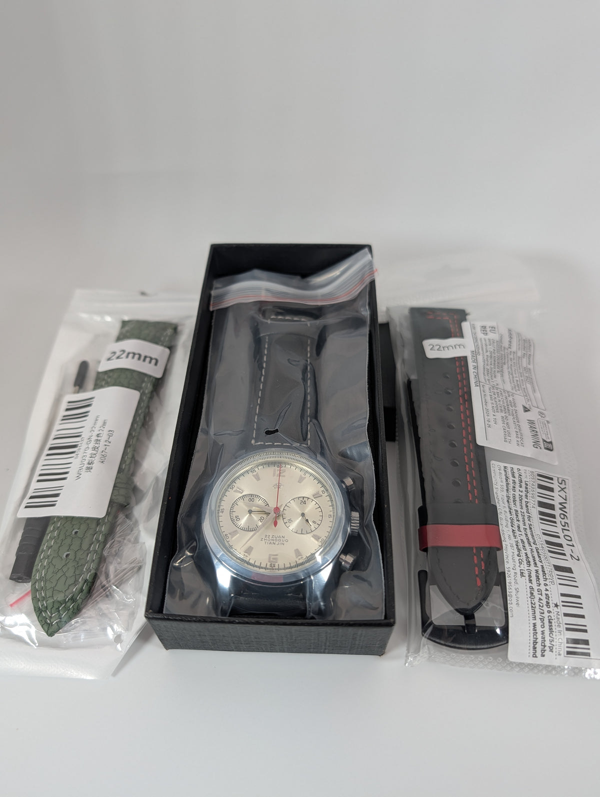 1963 SeaGull Military Aviation Pilot Men's Watch with 2 bonus straps - 42mm