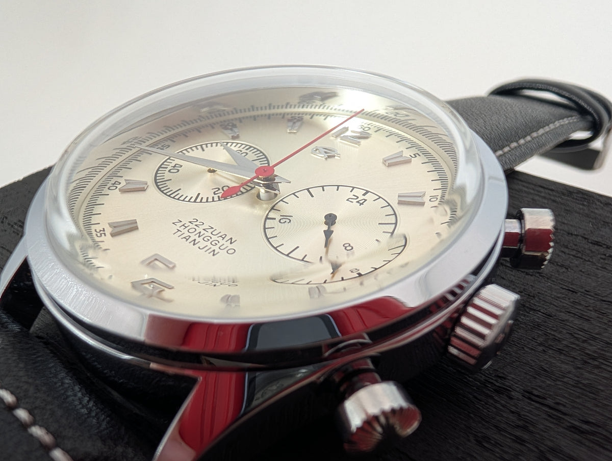 1963 SeaGull Military Aviation Pilot Men's Watch with 2 bonus straps - 42mm