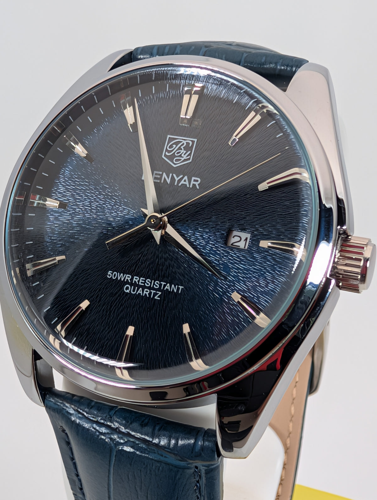 Benyar BY-5163M Men's Navy Blue Quartz watch - 41mm