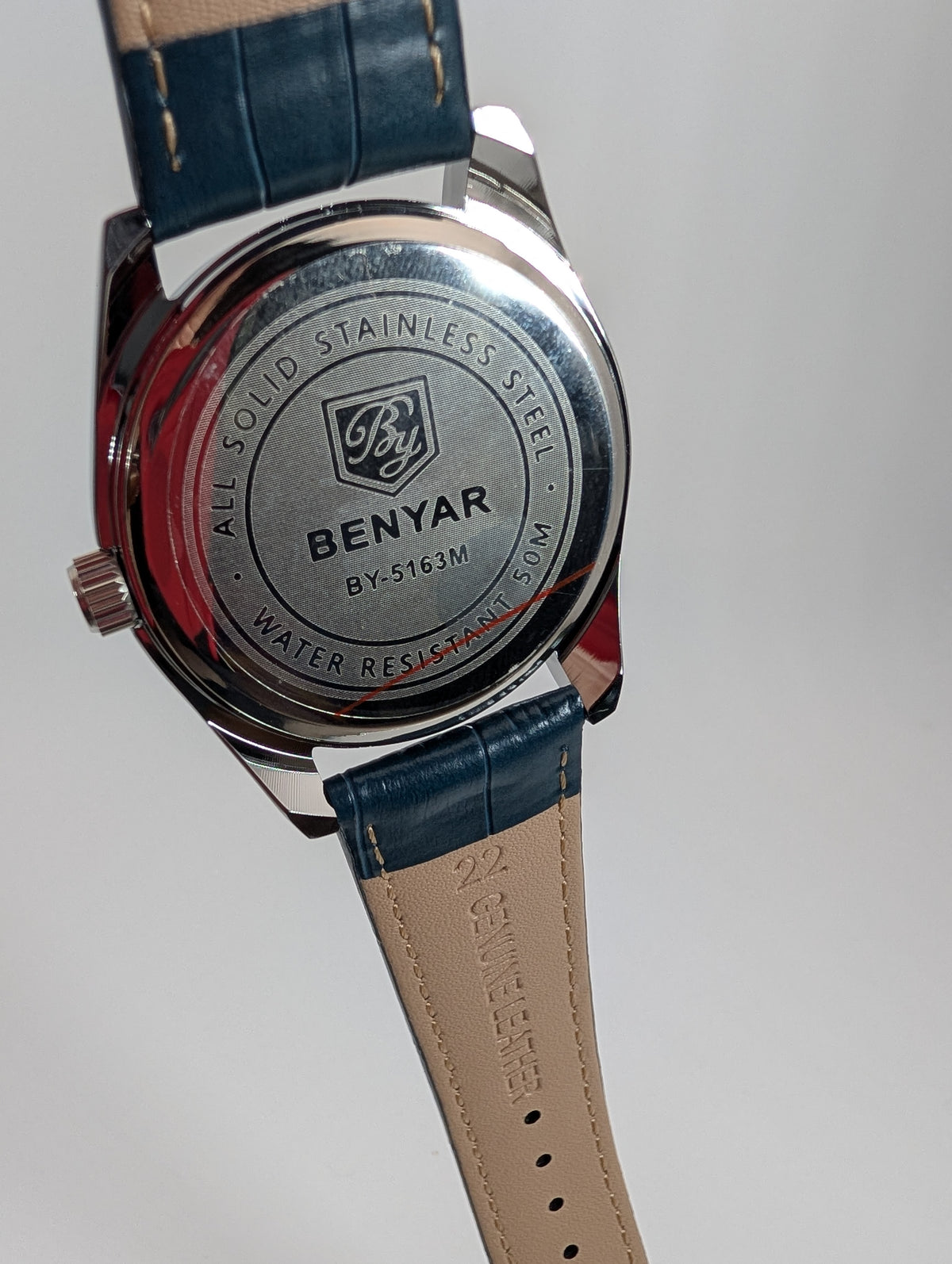 Benyar BY-5163M Men's Navy Blue Quartz watch - 41mm