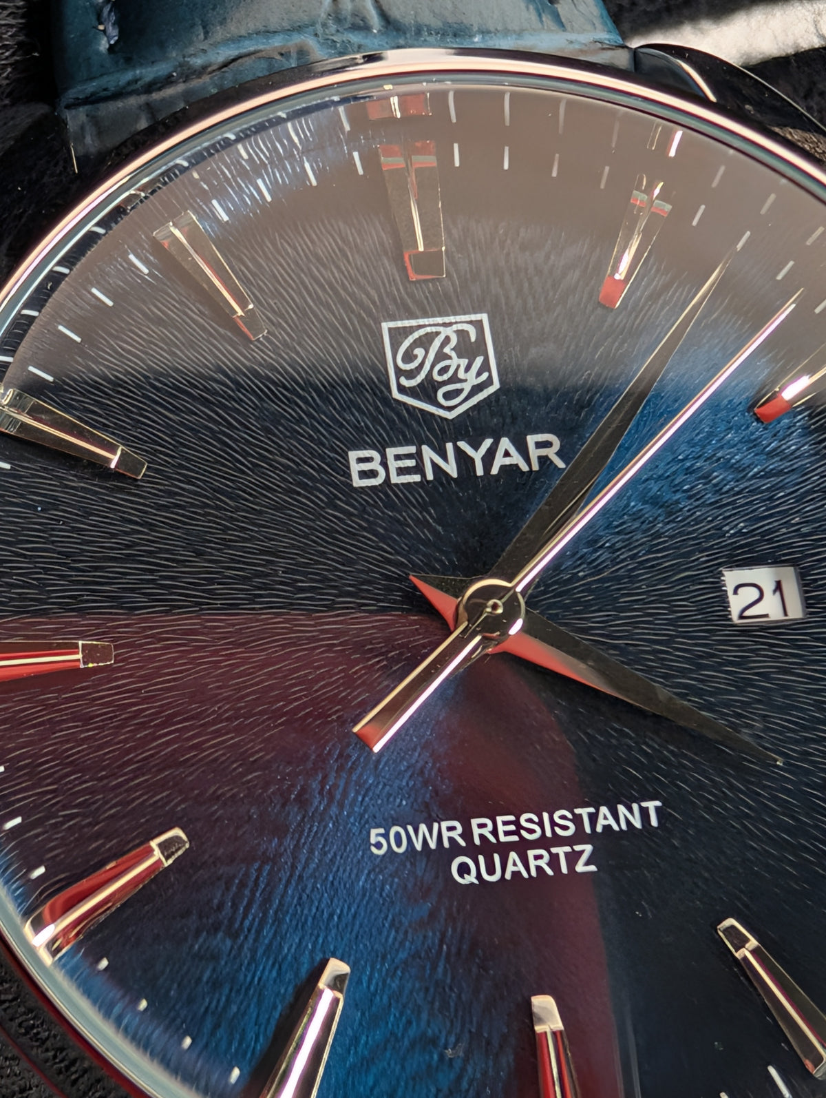 Benyar BY-5163M Men's Navy Blue Quartz watch - 41mm